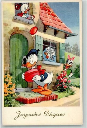 Ostern Donald Duck AK