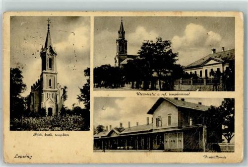 Szekesfehervar - Röm. Kath. Kirche Bahnhof Lepseny