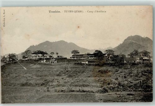 Tonkin Tuyen Quang Camp der Artillerie