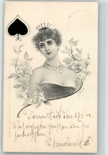 1902 Pik Dame Nr.870