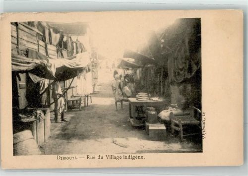 Dschibuti Rue du Village indigene