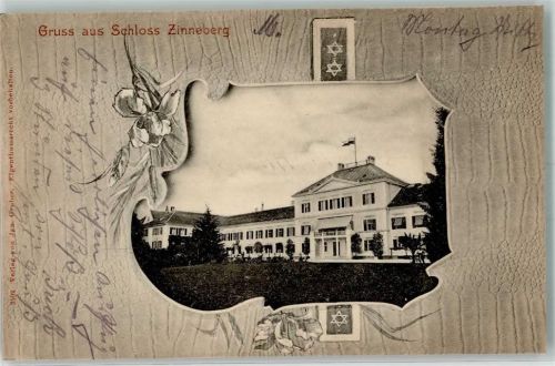 Glonn 1902 Schloss Zinneberg Passepartout