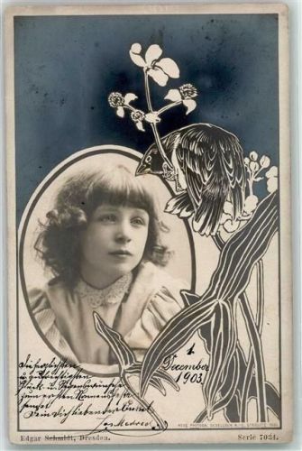 1903 Jugendstil Serie 7034 Kinderbild