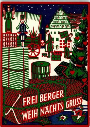 Freiberg 1963 Sonderausstellung Das Weihnachtspaket