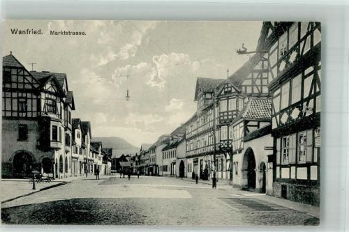 Wanfried Marktstrasse Fachwerkhäuser