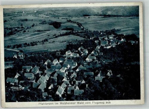 Pfahlbronn Fliegeraufnahme Pfahlbronn