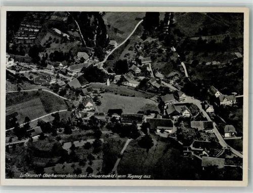 Oberharmersbach Fliegeraufnahme Freigeg. d. R.L.M.