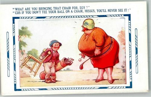 1920 - 1930 Comic Verlag Bamforth Nr. 1999 Dicke Menschen