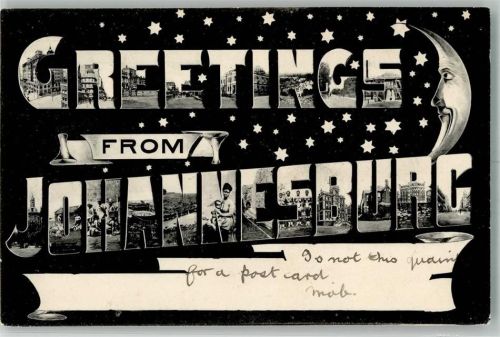 Johannesburg 1905 Greetings from