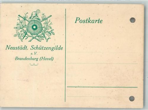 Brandenburg Neustädt. Schützengilde gelocht