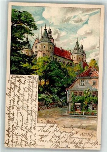 Schleusingen 1900 Schloss Bertholdsburg