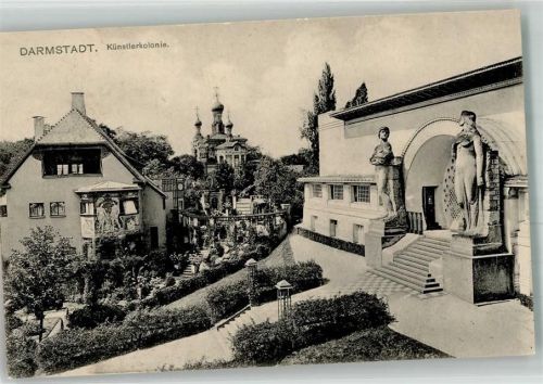 Darmstadt Architektur Ernst-Ludwig Haus Jugendstil