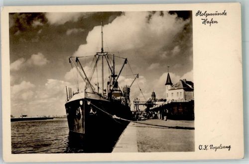 Stolpmünde 1939 Hafen