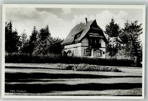 Zwieselberg 1929 Cafe Gasthaus Pension Villa Elisabeth