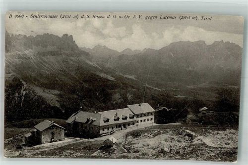 Schlernhäuser 1913 Hüttenstempel