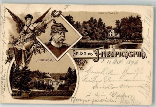 Friedrichsruh 1896 Schloss Bismarck