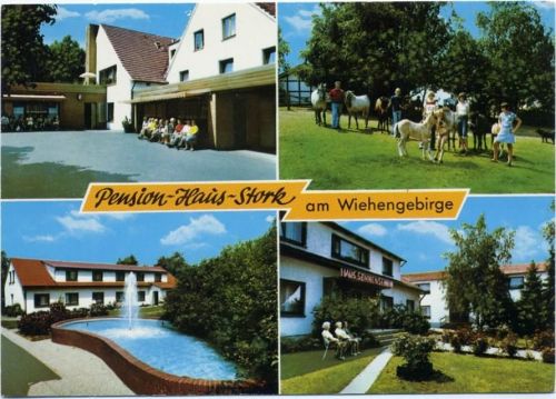 um 1970-80 Bad Holzhausen, Pension -Stork-,Foto-Georg AKU1