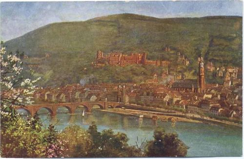 1932 Heidelberg,Edm.von König,sign. H. Hoffmann AKU1