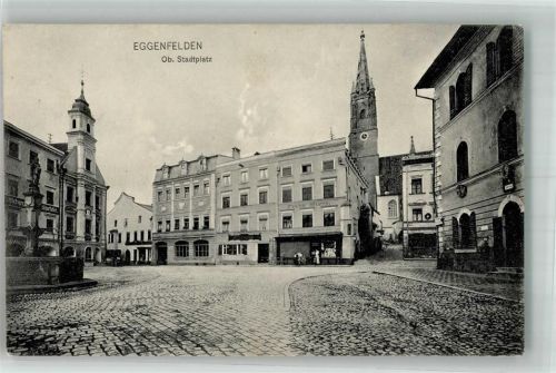 Eggenfelden 1917 Oberer Stadtplatz