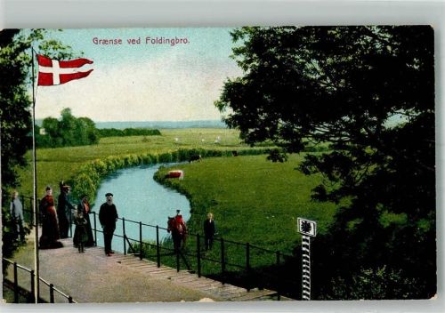 1914 - 1918 Foldingbro ehemaliger deutsch-dänischer Grenzort