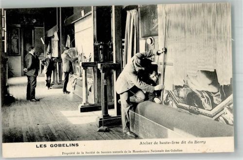 1910 - 1920 Les Gobelins Atelier de haute-lisse dit du Berry