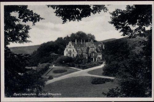 um 1942 Bad Liebenstein, Schloß -Altenstein-,Oskar Keybe