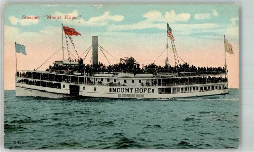 Providence Steamer Mount Hope, Narragansett Bay, Rhode Island, Sidewheeler