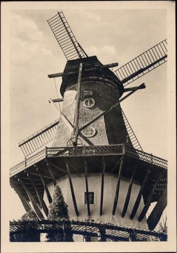 um 1950/60 Potsdam-Sanssouci, Historische Mühle (historical mill),E.A. Schwerdtfeger & Co. AKU2