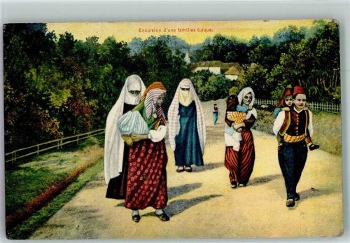 Konstantinopel Tracht Frauen Kinder