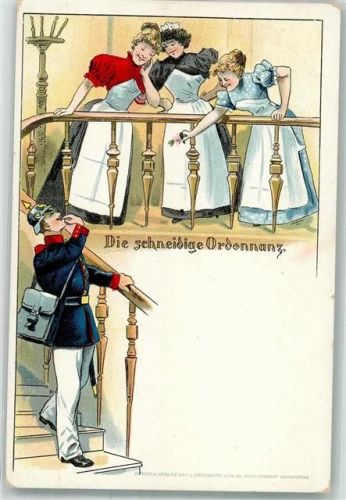 1899 Die schneidige Ordonnanz + Dienstmädchen