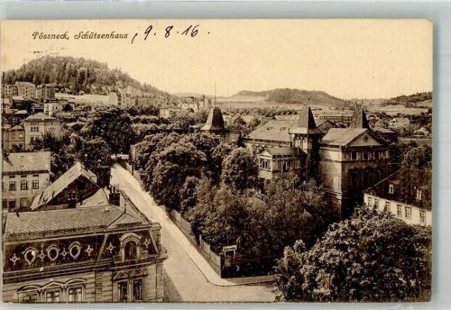 Pößneck 1916 Schützenhaus Feldpost WK I