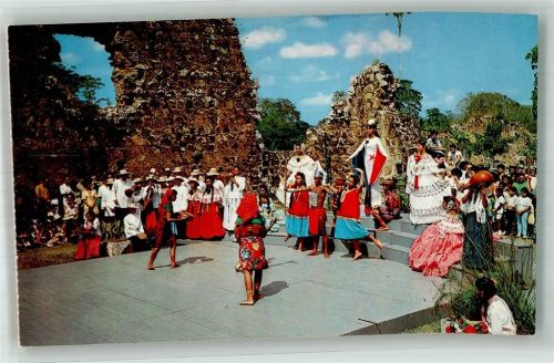 Panama City 1983 Tracht Luftpost