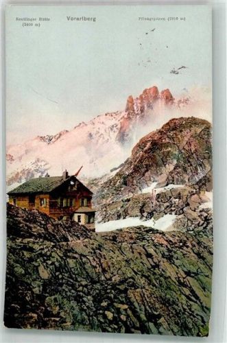 Neue Reutlinger Hütte 1921 Hüttenstempel