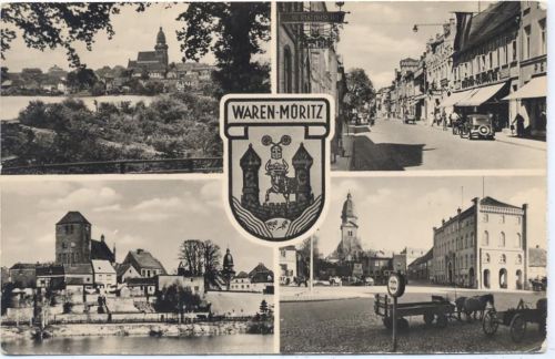 16831 O2060 Waren 1959 - Waren a.d. Müritz, 4 Ansichten,Rother AKU1
