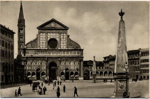 um 1920-30 Firenze, Kirche St. Maria Novella,U.M.F.