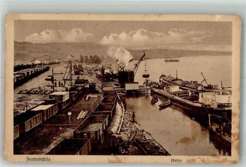 Smederevo Hafen Bahnhof Eisenbahn