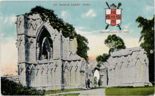um 1910-20 York, Abtei/abbey St. Mary AKU1