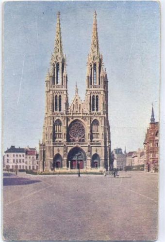 um 1920/30 Ostende: Kirche, -L´eglise-,