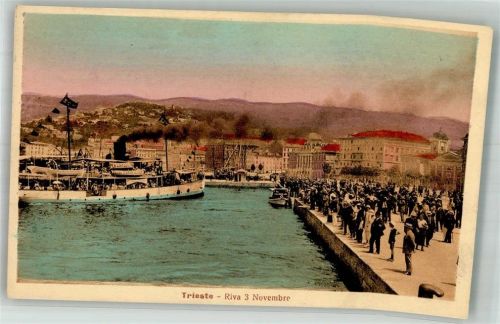 Trieste / Triest / Trst Hafen Riva 3 Novembre