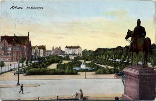 1915 Hamburg-Altona, Am Kaiserplatz,Ottmar Zieher