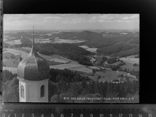 Falkenstein Blick vom Schloss Falkenstein