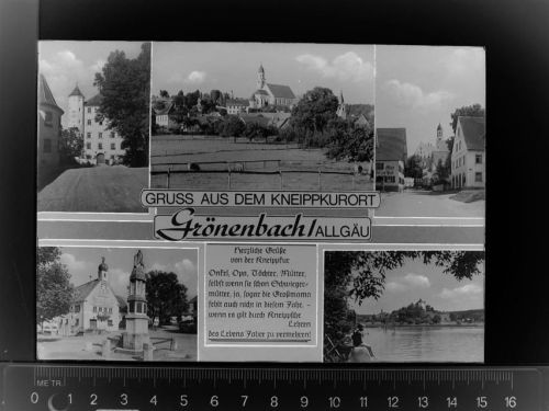 Grönenbach Mehrfachbildkarte