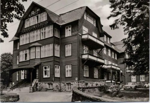 um 1975 Oberhof, Thür. Wald, Konsum-Erholungsheim,Auslese bild Verlag AKU1