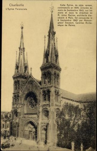 um 1910/20 Charleville, Pfarrkirche, Frankreich,J. Winling