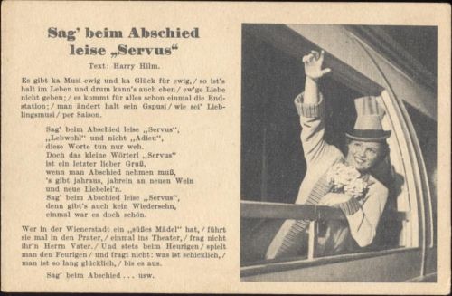 um 1930/40 Lied-AK, Frau,Robert Franke AKU2