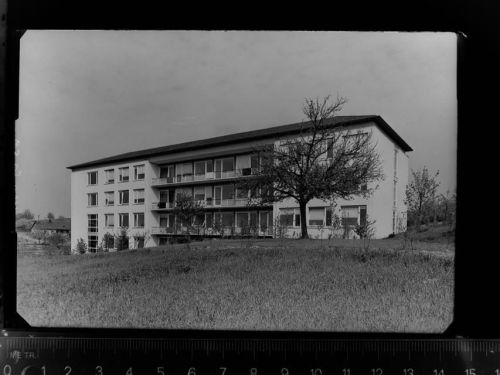 74889 W6920 Sinsheim , Elsenz GLASNEGATIV Krankenhaus