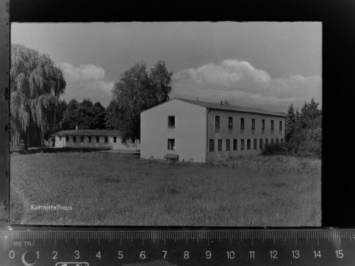 63683 W6474 Ortenberg , Hess GLASNEGATIV Kurmittelhaus