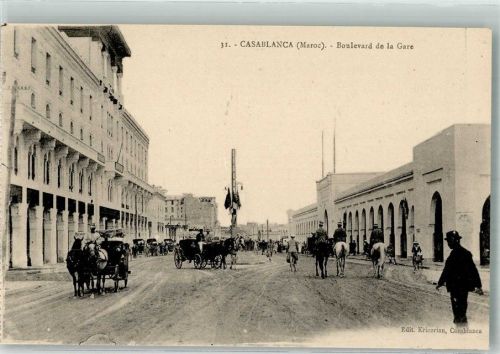 Casablanca Bahnhof Boulevard de la Gare