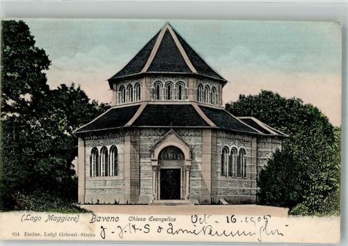 Baveno 1905 Ev. Kirche