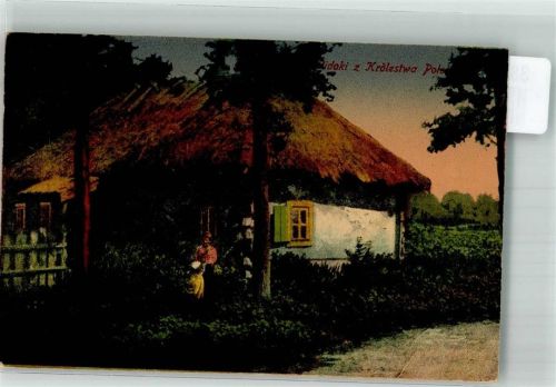 Minsk 1917 Feldpost WK I polnisches -russisches Bauernhaus